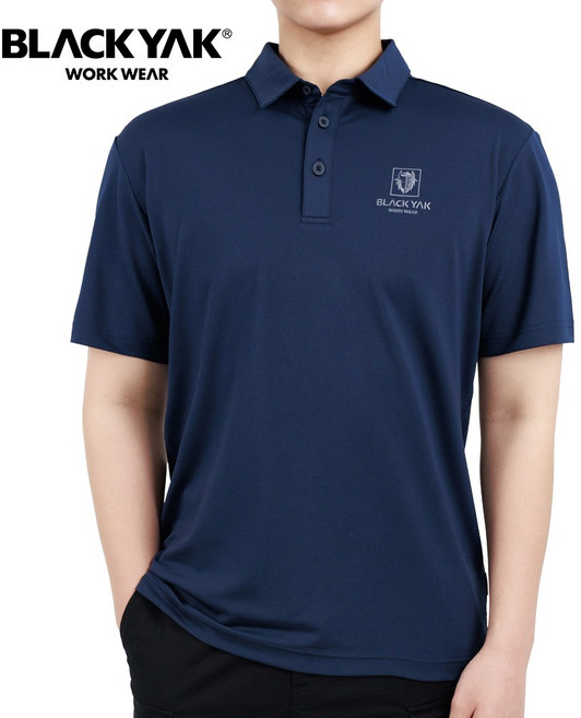 블랙야크 통풍 카라 쿨링 반팔티셔츠