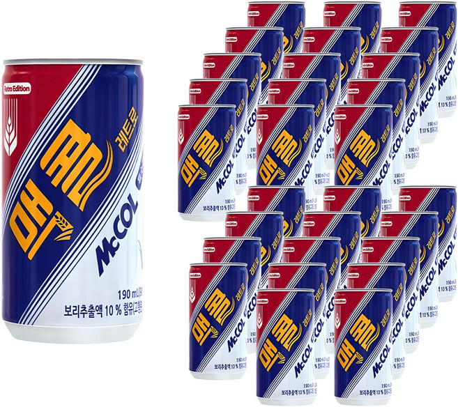 맥콜, 190ml, 30개