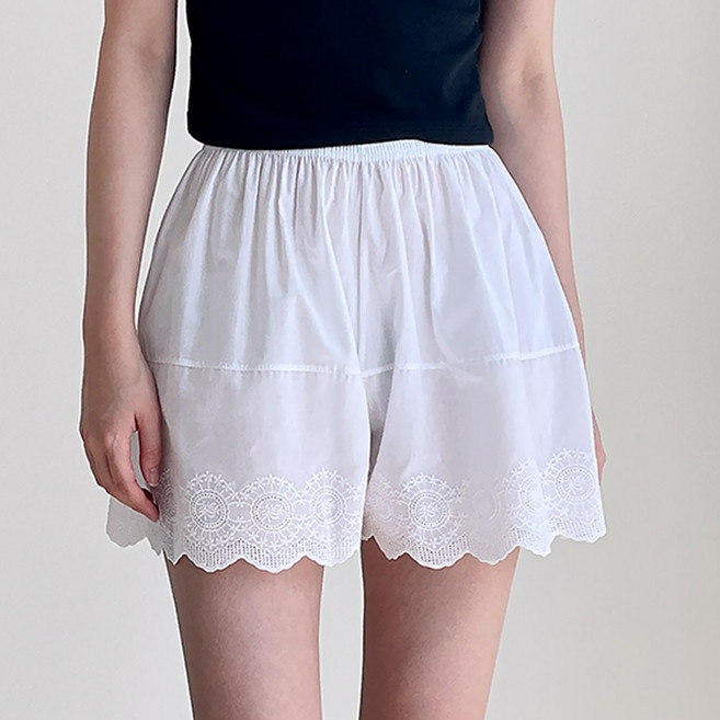 에스랑제이 아사면 레이스 속바지 1P