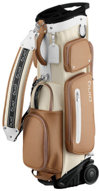 핑 스포티 EV 여성 캐디백 바퀴형 삼양인터내셔날정품 2026년, 브라운(BROWN)