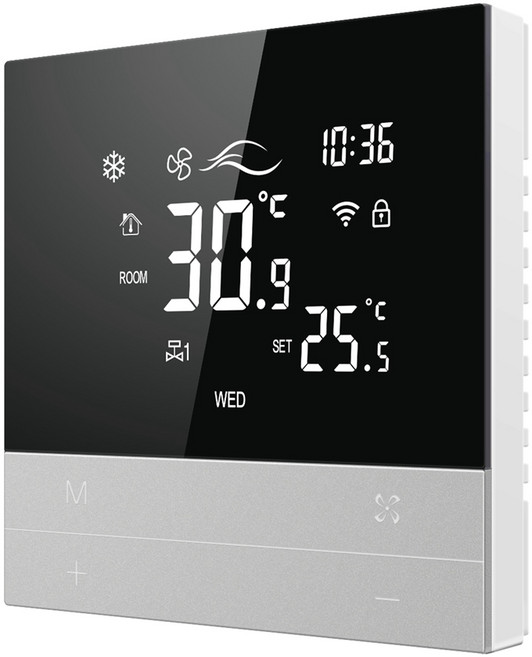 Tuya 스마트 온도 조절 장치 프로그래밍 가능한 가정 난방 온도 조절기 Wi -Fi 물 바닥 난방 온도 조절기 온도 제어기, 검은색