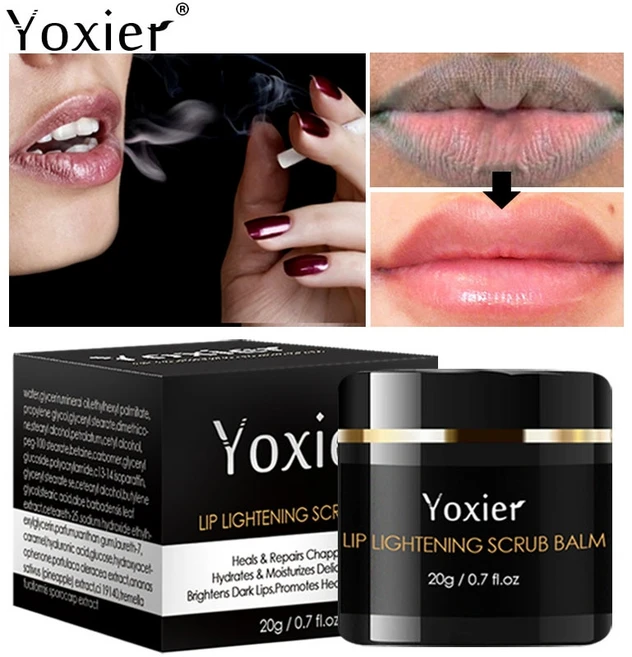 발각질제거기 립 라이트닝 스크럽 밤 제거 무딘 입술 모이스춰 라이징 안티 에이징 안티 크래킹 히알루 론, 1개, 20g - 쿠팡