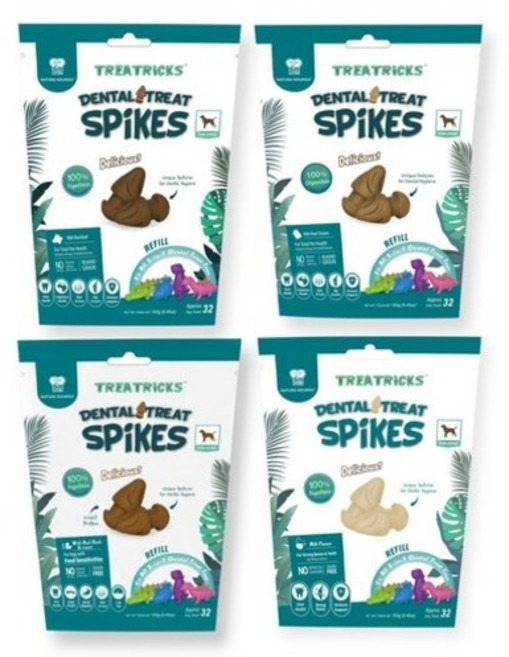 네추라너리쉬 덴탈트릿 트릭 리필 강아지 간식 32p, 소고기맛, 183g, 6개