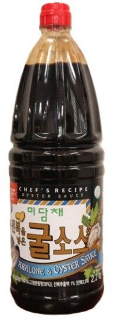 미담채 전복을 넣은 굴소스2.2kg 3개, 2.2kg