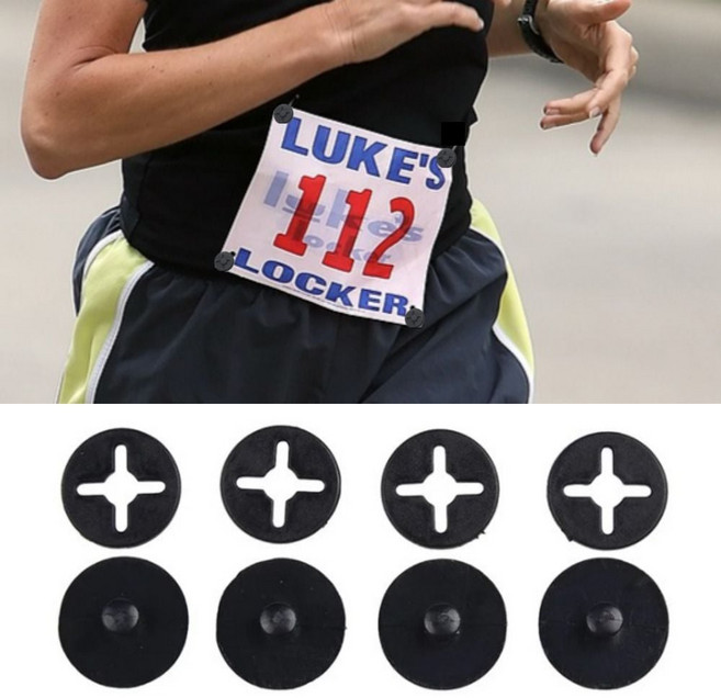 마라톤 배번호 고정 레이스 빕 버튼 (4개 1세트) k2s+244AM, 비밀마켓 마라톤 배번호 고정 레이스 빕 버튼 (4개 1세트), 1개