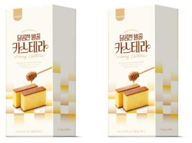 [오티삼립]달콤한 벌꿀 카스테라 510g 2박스, 1