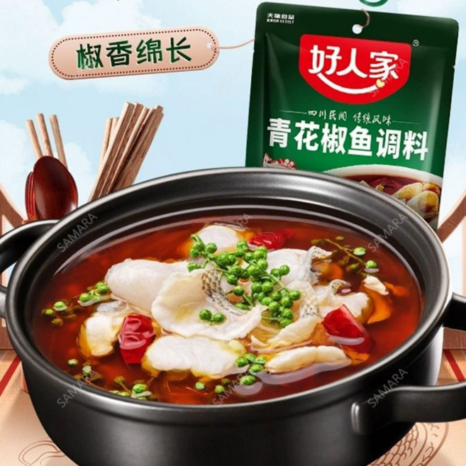 SAMARA 청화초 수산물 양념소스 훠궈 중화요리 210g, 1개