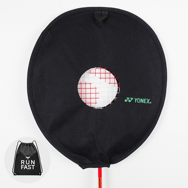 요넥스 배드민턴가방 라켓 헤드커버 센터홀 폴리케이스 라켓커버 (MT 짐색지급), 블랙계열, 1개