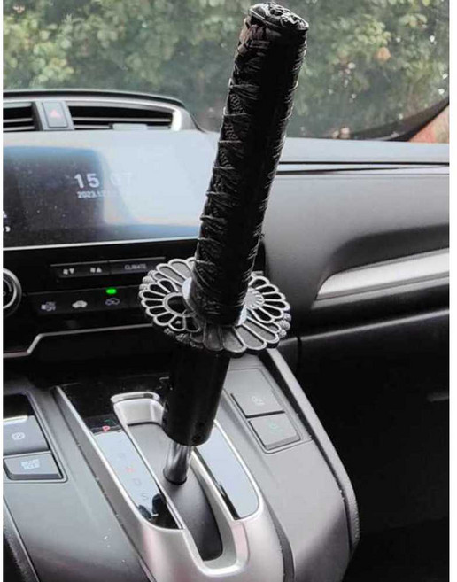 사무라이 기어봉 교체 칼 화물차 스틱기어봉 손잡이, 조운 검 손잡이, 1개