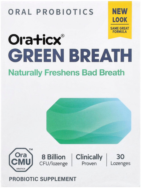 오라틱스 Green Breath 민트 맛 사탕 정제 30정(사탕 정제 1정당 80mg) ORX-63006, 30개