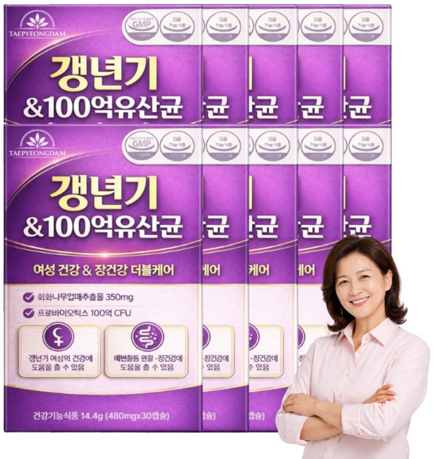 여성건강 메노락토 YT1 갱년기 유산균 / 100억 장건강 생유산균 프로바이오틱스 [사은품세트구성], 10개, 30회분