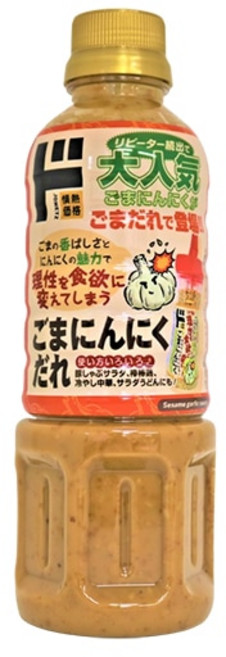 일본 돈키호테 참깨 마늘 타래 만능 소스 드레싱, 1개, 400ml
