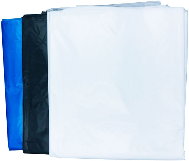 국산 평판봉투100L(25매) 쓰레기재활용 비닐봉지, 흰색, 평판봉투, 100L, 25개