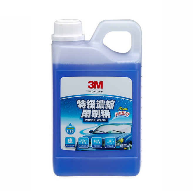 3M 特級濃縮雨刷精 1000ml 全新配方, 1入