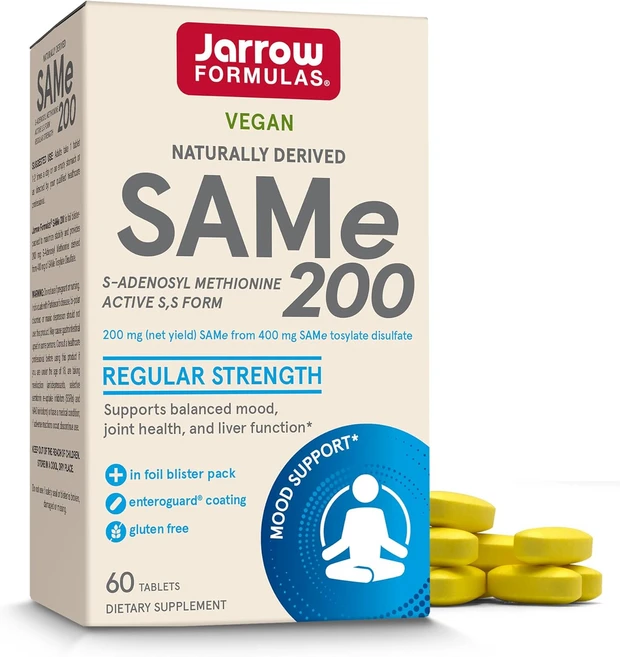 Jarrow 자로우 SAMe 200 200 MG 60정 타블렛, 1개 - 쿠팡