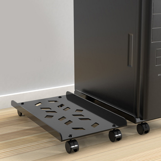 옐스 컴퓨터 본체 받침대 PC 데스크탑 이동식 트레이