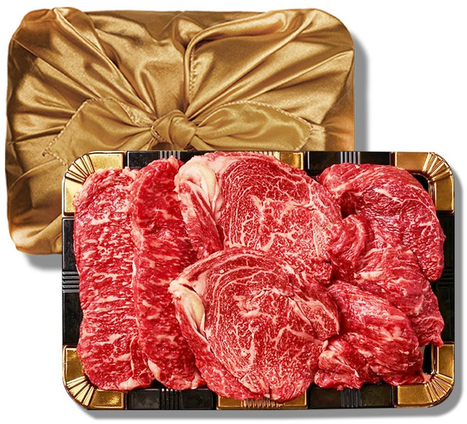 프리미엄 한우 1등급 1++ 구이용 한우선물세트 (등심 채끝 등), 한우 1등급 1kg 선물세트, 1개