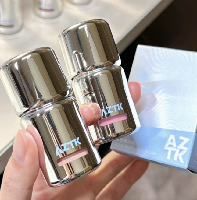 AZTK new리퀴드블러셔 틱톡 촉촉한 물광 볼터치 1+1, 2개, JC01+JC05