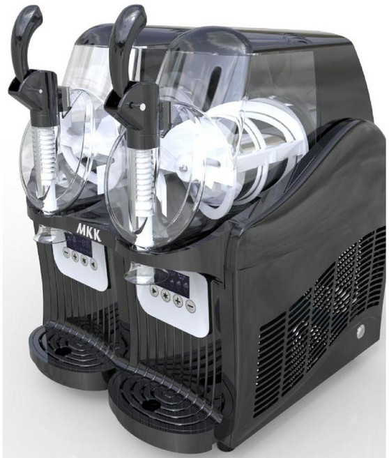 슬러시 기계 음료냉각기 카페 뷔폐 과일 업소용 식혜 슬러시머신 얼음, 블랙 스노우 멜트 5리터+차가운 음료 겸용