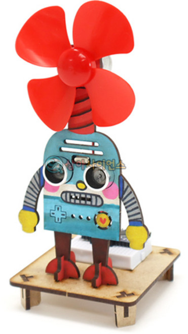 AI 아두이노 코딩 인공지능 선풍기(1인용 포장) 물체감지 센서 만들기 키트 초등 방과후