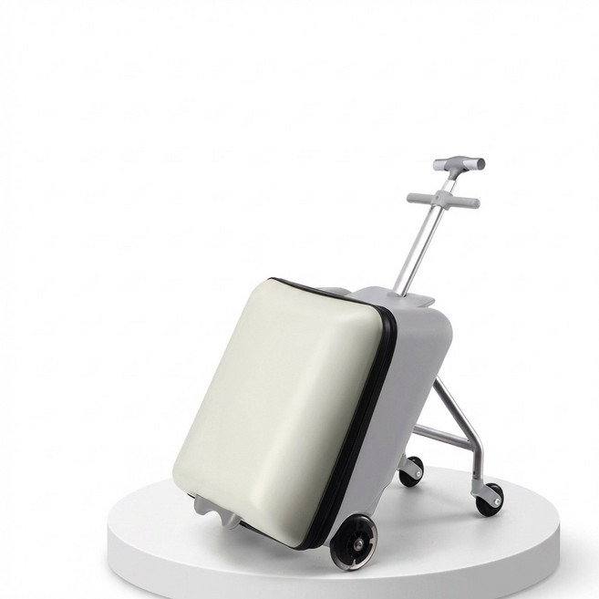 아동 캐리어 유모차 겸용 여행가방 타고가요 캐리어, 화이트