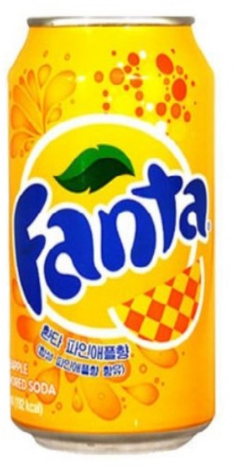 환타 파인애플, 355ml, 25개