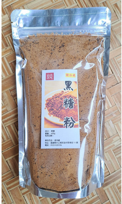 台灣傳統風味 黑糖粉, 1個, 600g