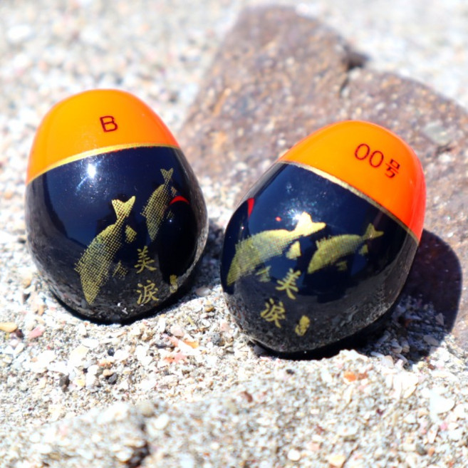 긱스코리아 미루 벵벵 벵에돔찌 예민한 바다낚시찌 구멍찌, B（붉은비율많음）, 1개