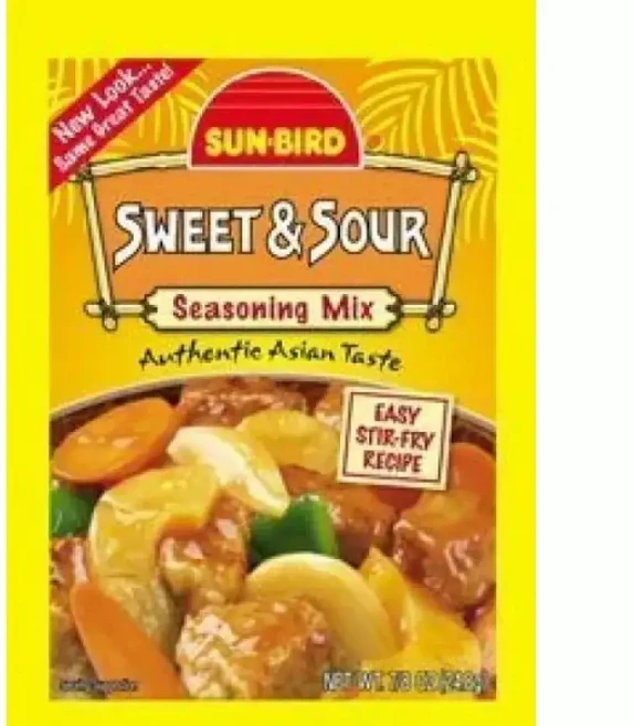 Sunbird 스위트 앤 사워 시즈닝 믹스 2.4kg0.84온스 4팩 호환, 1세트, 2.4kg