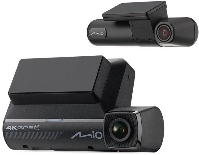 含安裝 Mio 960W E80D 前4K後2K內2K 三鏡頭行車記錄器(送-128G卡)