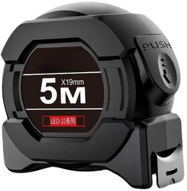 自動鎖定鋼捲尺 防摔刻度魯班尺 工程測量工具, 1個, 5米25