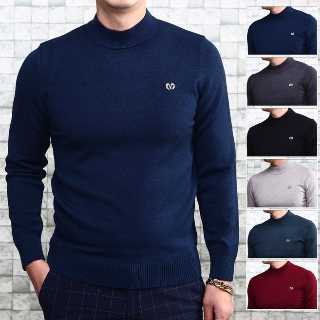 샤인힐즈 남성 VIP 프리미엄 울 니트 반폴라 VIP501