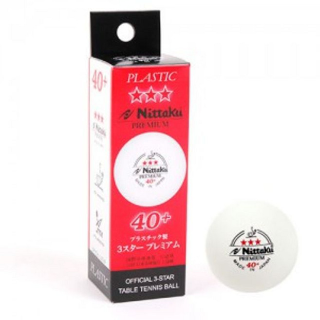 탁구용품 탁구라켓 탁구공 공인구 탁구네트 연습용탁구공 탁구채 시합구 3성 프리미엄 닛타쿠 3개입, 상세페이지 참조, 1개입, 1개