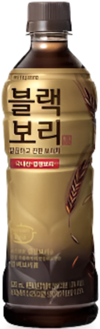 하이트진로 블랙보리 음료, 520ml, 6개