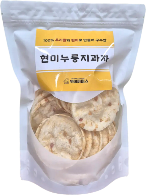 100% 국산 무설탕 당제로 당뇨간식 현미누룽지스낵 위아파머스, 1개, 100g