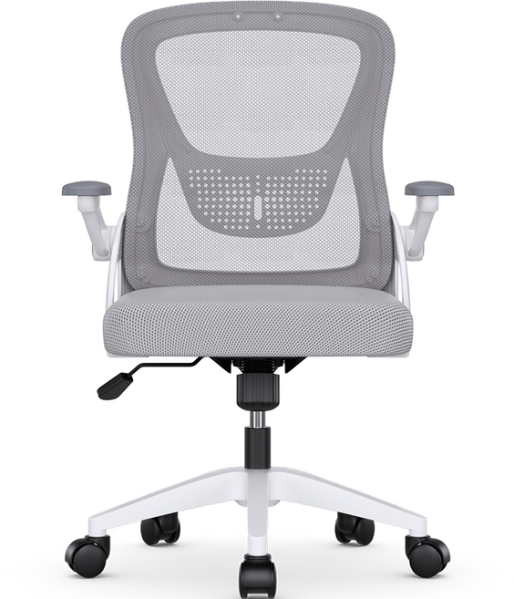 파라이프 사무실 메쉬 회의용 의자 오피스체어 가성비 학생 공부, 화이트