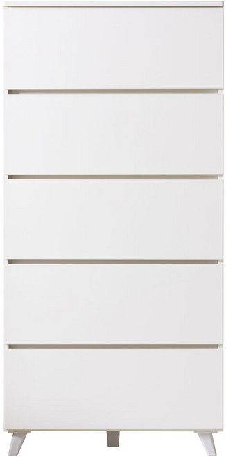 투데이 800 광폭 서랍장 3단 4단 5단 깊이 43cm 높이 22cm 속깊은 서랍장 삼나무원목 서랍, 투데이 5단_화이트, 5개