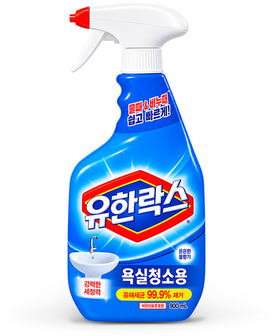 유한락스 욕실청소용 세정제, 900ml, 1개