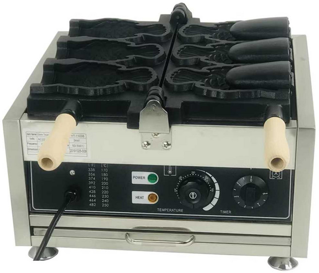 붕어빵 기계 길거리 음식 머신 간식 메이커 제조기, 4. 디지털식 2구모델+구성품 풀세트