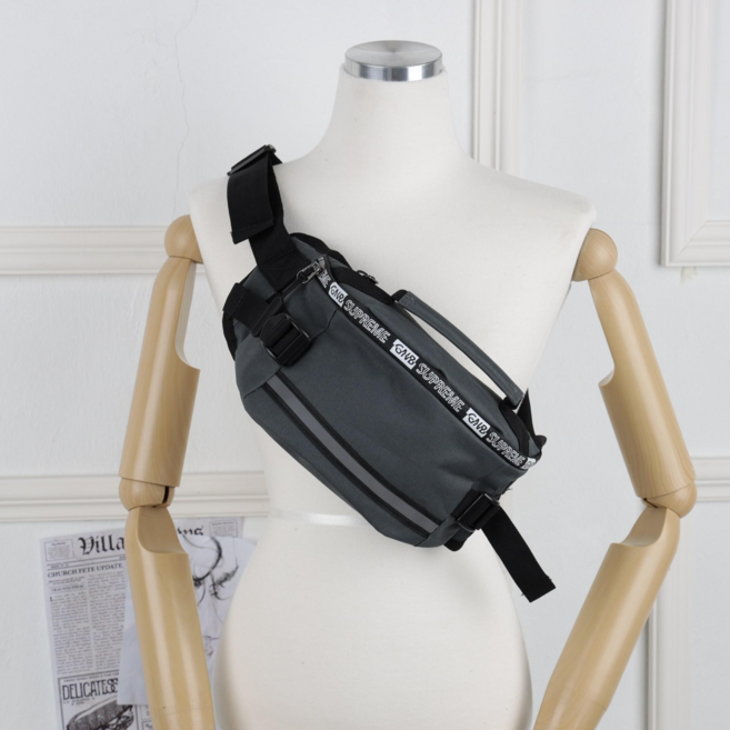 손잡이있는 남녀공용 튼튼한 등산가방 GNB 힙색 슬링백 크로스백