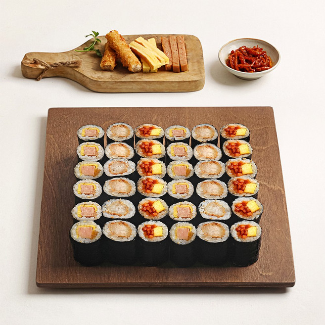 [다신샵] 곤약꼬마김밥 3종 혼합세트(돈까스+스팸+진미채) / 탄수화물저감 현미밥, 3개, 120g