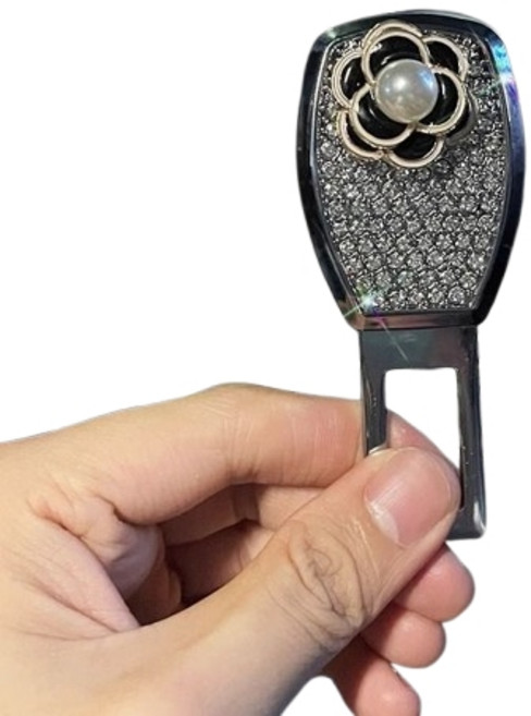 안전벨트 연장 클립, 1개, 블랙