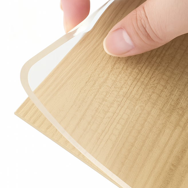 현대 식탁 투명 매트 테이블 데스크 패드 유리 대용 아스테이지 방수 식탁보 실리콘, 두께 3mm