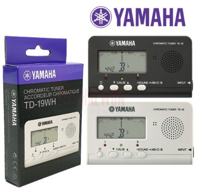 YAMAHA 야마하 튜너기(조율기) TD-19 (TD-18 신모델), 블랙, 1개