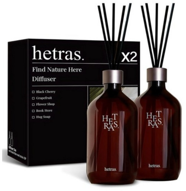 Hetras飯店療癒極致擴香500ml-飯店木質香氛 持久發散迷人氣息, 家用擴香#08白襯衫(500ml*2), 1組