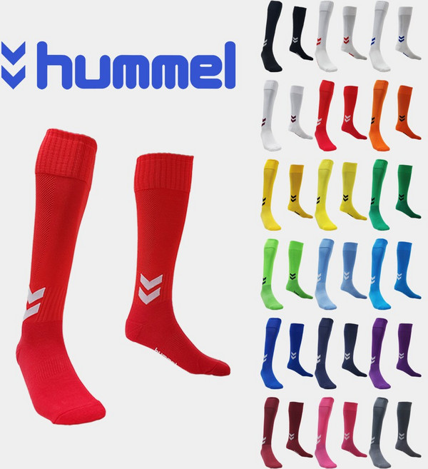 험멜 성인용 축구스타킹 스포츠양말 운동양말 풋살 여성 아동, 빨강, 1개