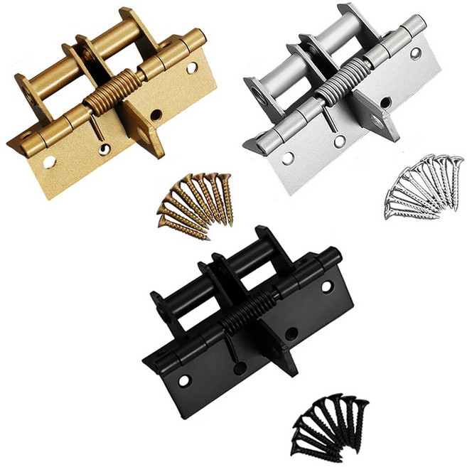 자동 문닫힘 스프링 현관문 도어클로저 와이어 경첩, 실버, 1개