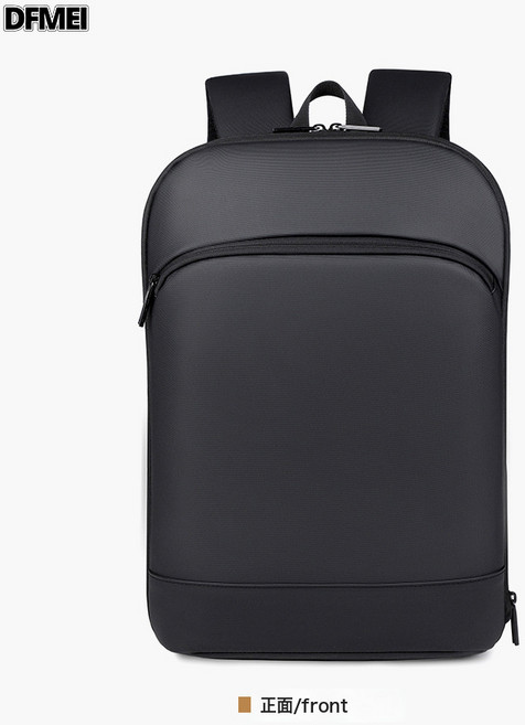 QRU 高級雙肩包大容量男生質感學生書包通勤商務電腦包雙肩電腦包