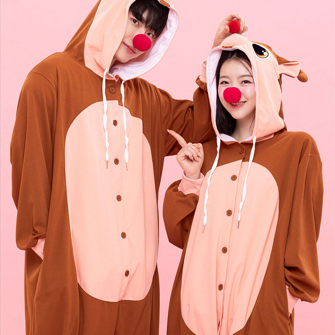 루돌프반티 반티 특이한반티 산타 체육대회 동물잠옷 BT1224