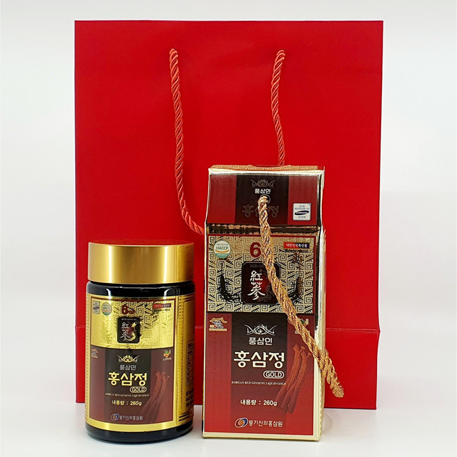 풍기홍삼정 100% 홍삼진액 260g 가성비 좋은 홍삼농축액, 1개